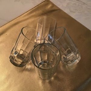 4 Vintage juice glasses